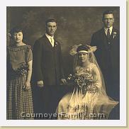 Leona_Allain_and_George_Welk_wedding_1923_with_Ed_and_Christina_Allain_and_group * 800 x 595 * (123KB)