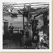 Spitz_and_Ray_Jirschele_at_family_blacksmith_shop_in_Marshfield_(a_half_block_off_Central_Ave_on_east_4th) * 800 x 532 * (129KB)
